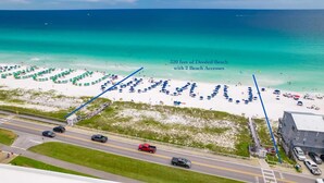 A beach with 320 feet of undeveloped shoreline and 2 beach accesses. - Luxurious Private Pool | Beach Walk with Private Access 🏖️✨ (Miramar Beach)