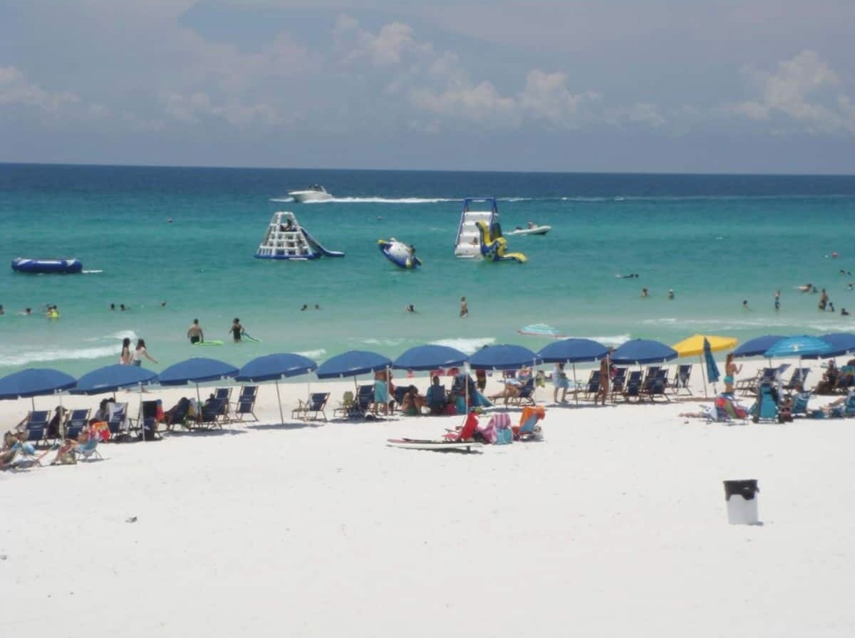 在海灘附近、躺椅