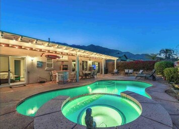 Spa and Heated Pool with BBQ and Entertaining Space