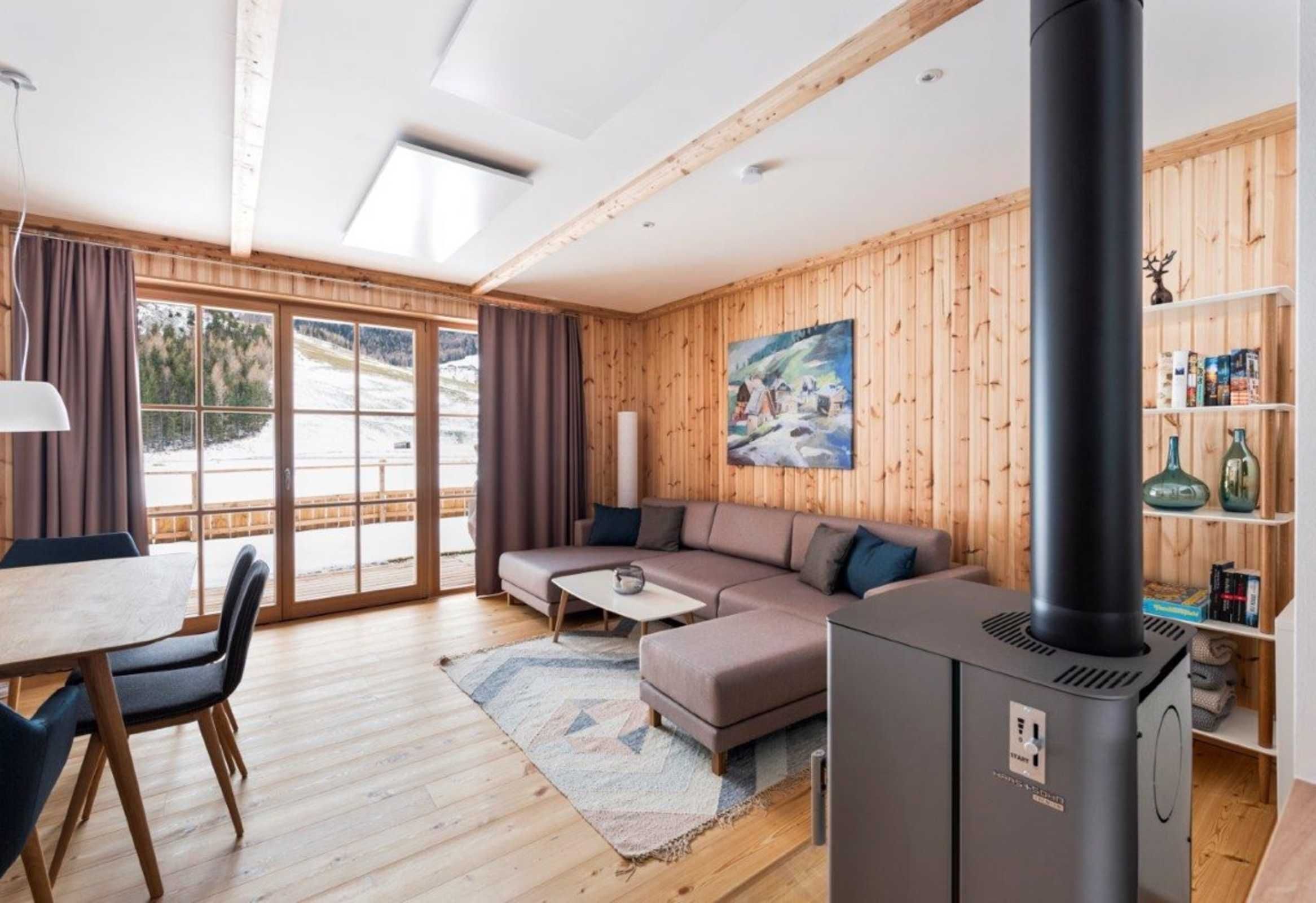 Fernseher, Kamin