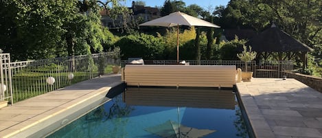 AuĂenpool, beheizter Pool