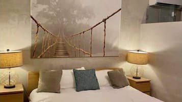 7 habitaciones, tabla de planchar con plancha, cuna de viaje y wifi