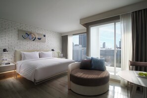 Habitación superior | Caja de seguridad en la habitación y insonorización 