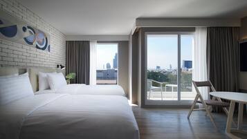 Studio, 2 Single Beds, Balcony