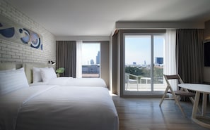 Studio, 2 Einzelbetten, Balkon | Zimmersafe, schallisolierte Zimmer, Bügeleisen/Bügelbrett, Bettwäsche