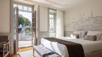 Premium Double Room, Garden View, Ground Floor | Memory foam beds, minibar, in-room safe, individually decorated