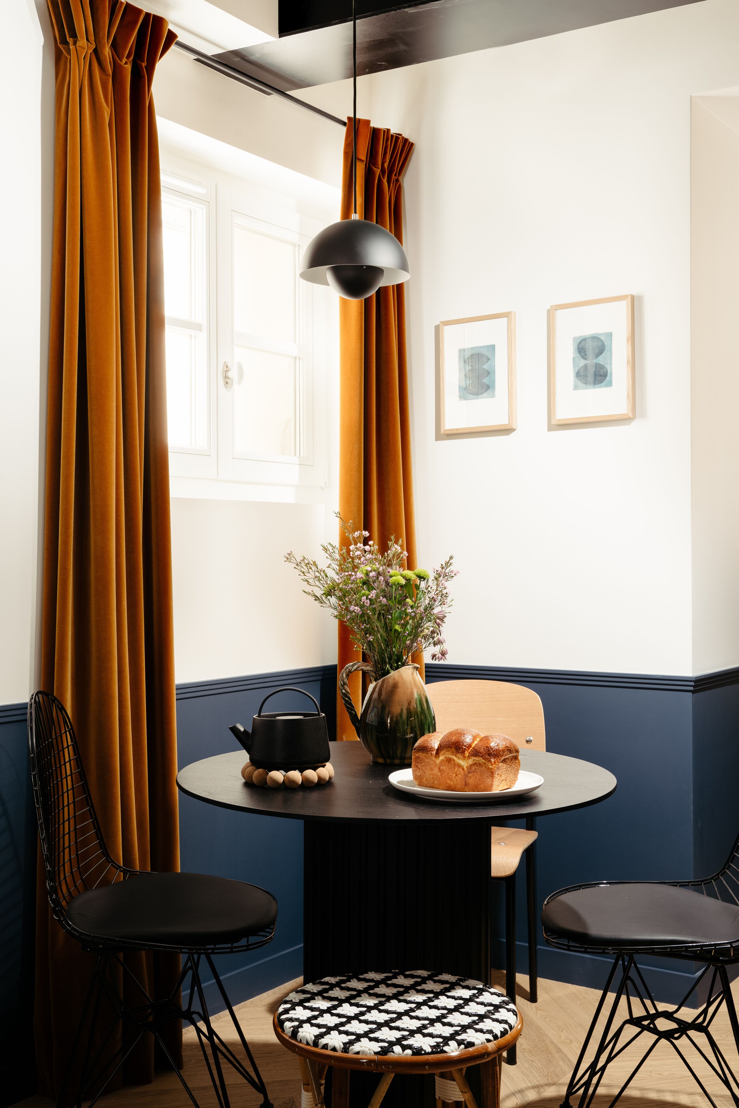 1-br deluxe apartment | living area | 32-inch smart tv with cable channels, tv, printers