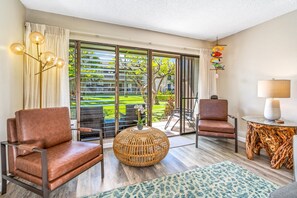Living area - Kihei Akahi #C-106 Updated Ground Floor Unit Across from Kam Beach ll (Kihei)
