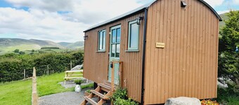 Fell Foot Shepherds hut on traditional Lakeland farm