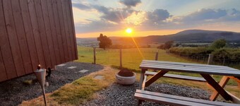 Fell Foot Shepherds hut on traditional Lakeland farm