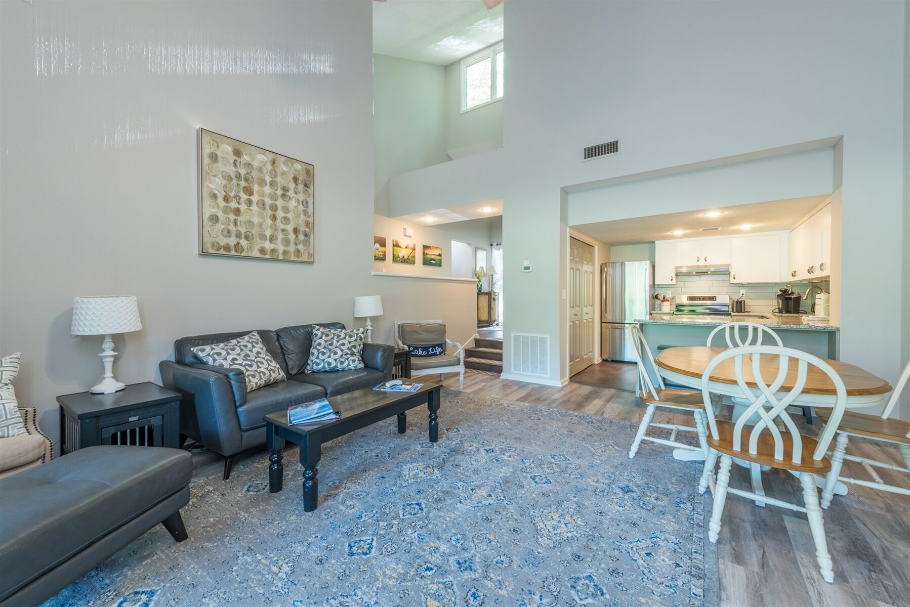 TV, fireplace, DVD player