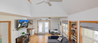 Walk to Manteo Waterfront • 3BR Retreat • Outdoor Shower + Spacious Decks