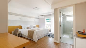 Premium bedding, minibar, in-room safe, desk