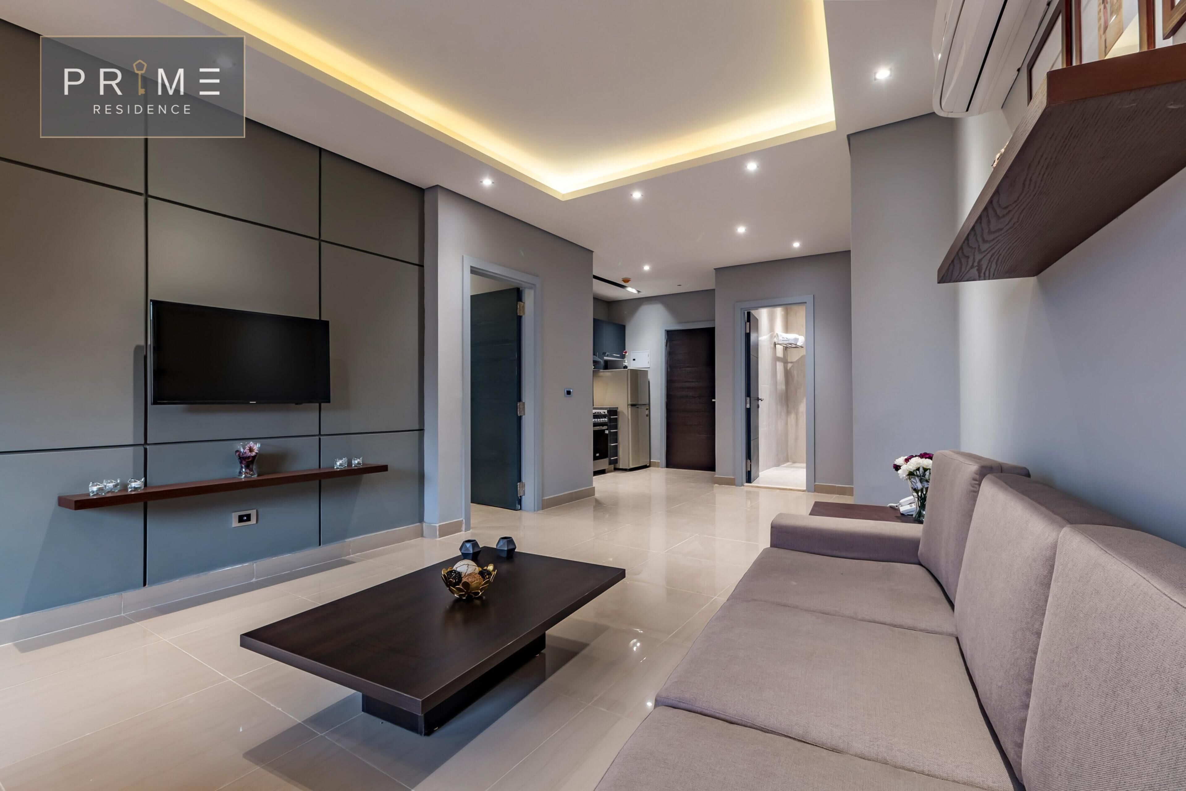 Deluxe-Apartment, 1 Schlafzimmer | Minibar, Zimmersafe, Schreibtisch, kostenloses WLAN