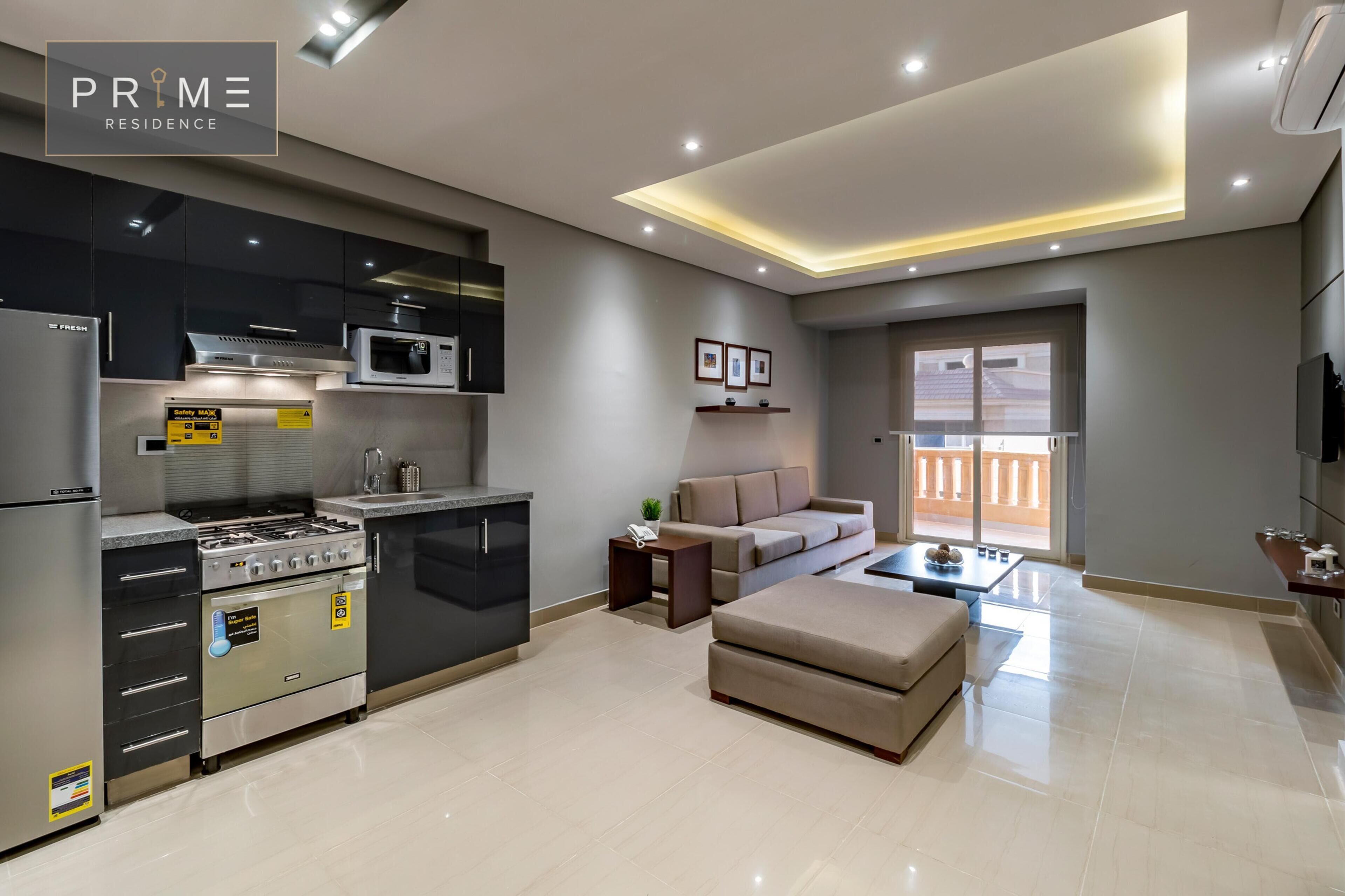 Apartamento, 1 quarto | Frigobar, cofres nos quartos, escrivaninha, Wi-Fi de cortesia