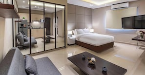 Estudio | Minibar, caja fuerte, escritorio y wifi gratis