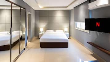 Studio | 1 chambre, minibar, coffres-forts dans les chambres, bureau