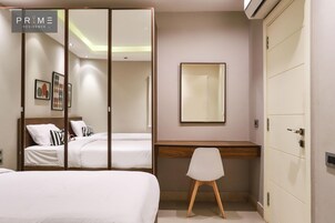 Minibar, caja de seguridad en la habitación, escritorio y wifi gratis 