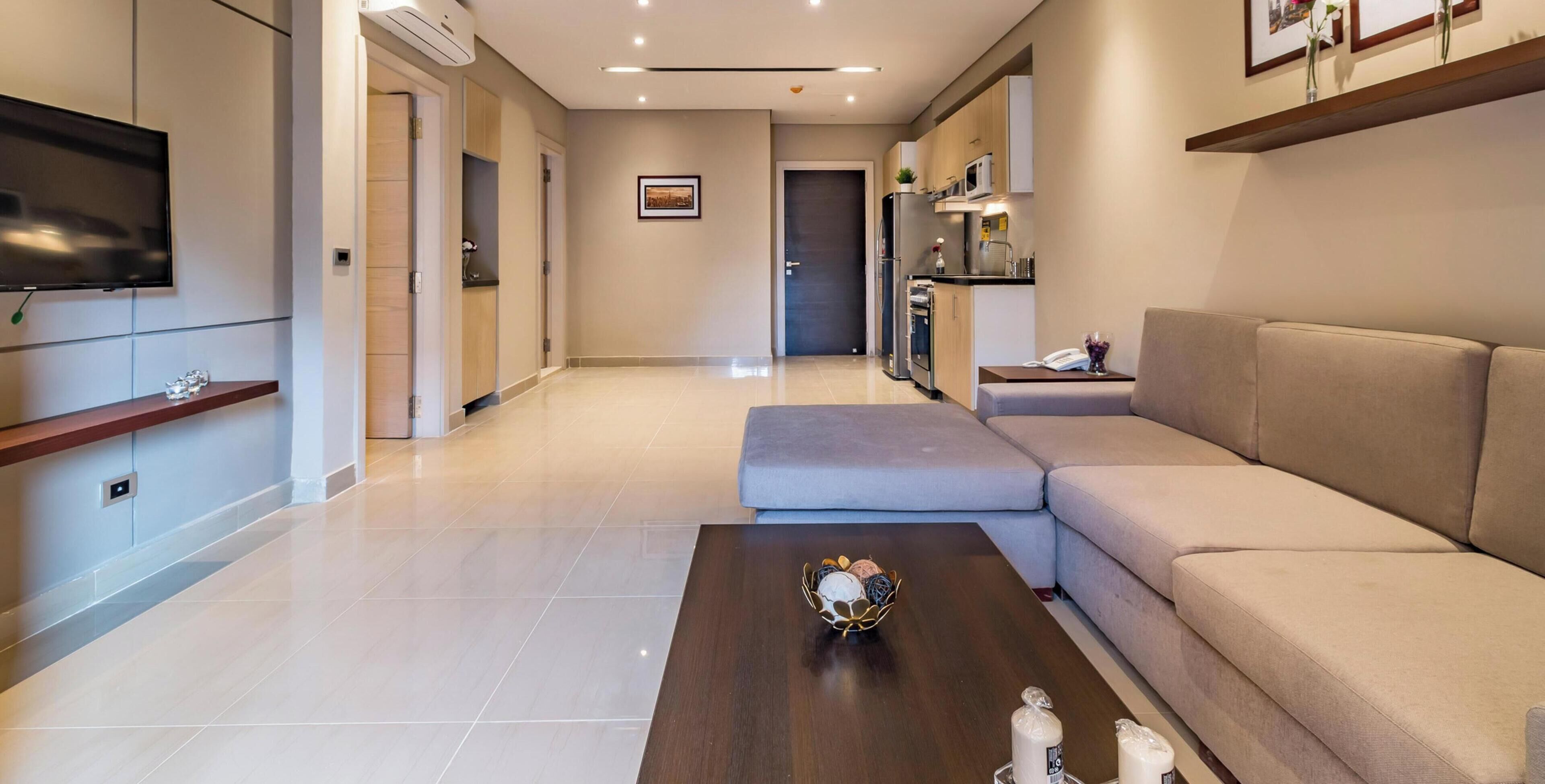 Deluxe Apartment, 1 Bedroom | Minibar, in-room safe, desk, free WiFi