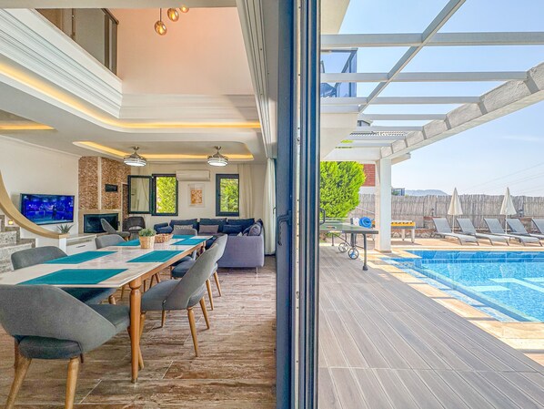 Dining - Modern private villa with pool close to Olu Deniz (ovacik)