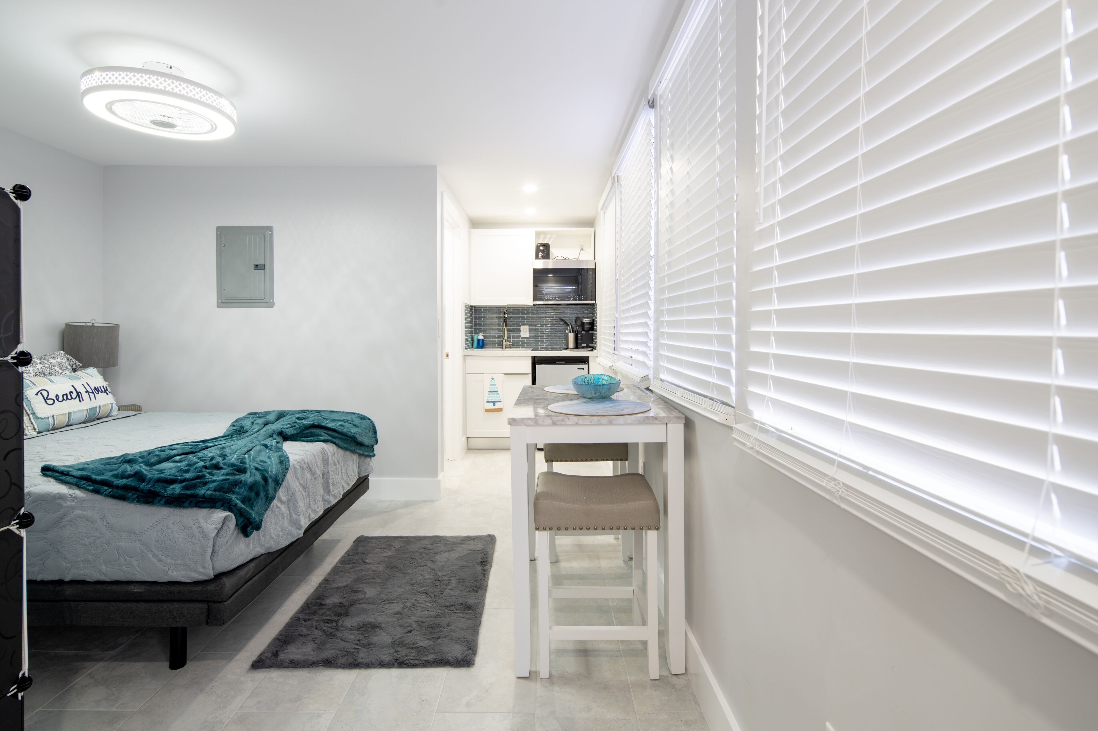 Premium bedding, pillow-top beds, iron/ironing board, free WiFi