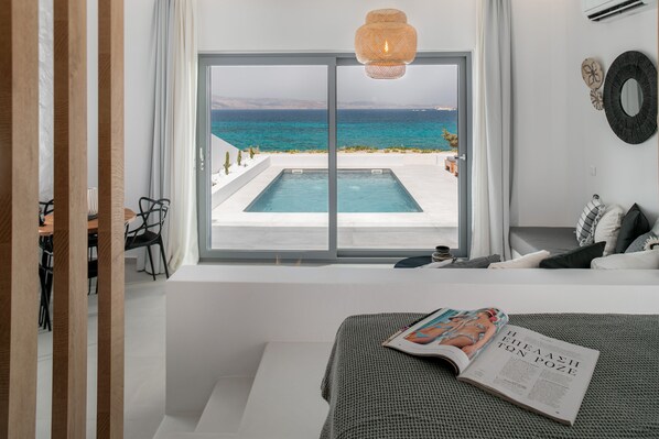 Deluxe Suite, Private Pool, Seafront | View from room