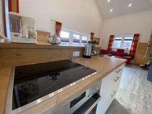 KĂŒhlschrank, Mikrowelle, Herdplatte, GeschirrspĂŒler