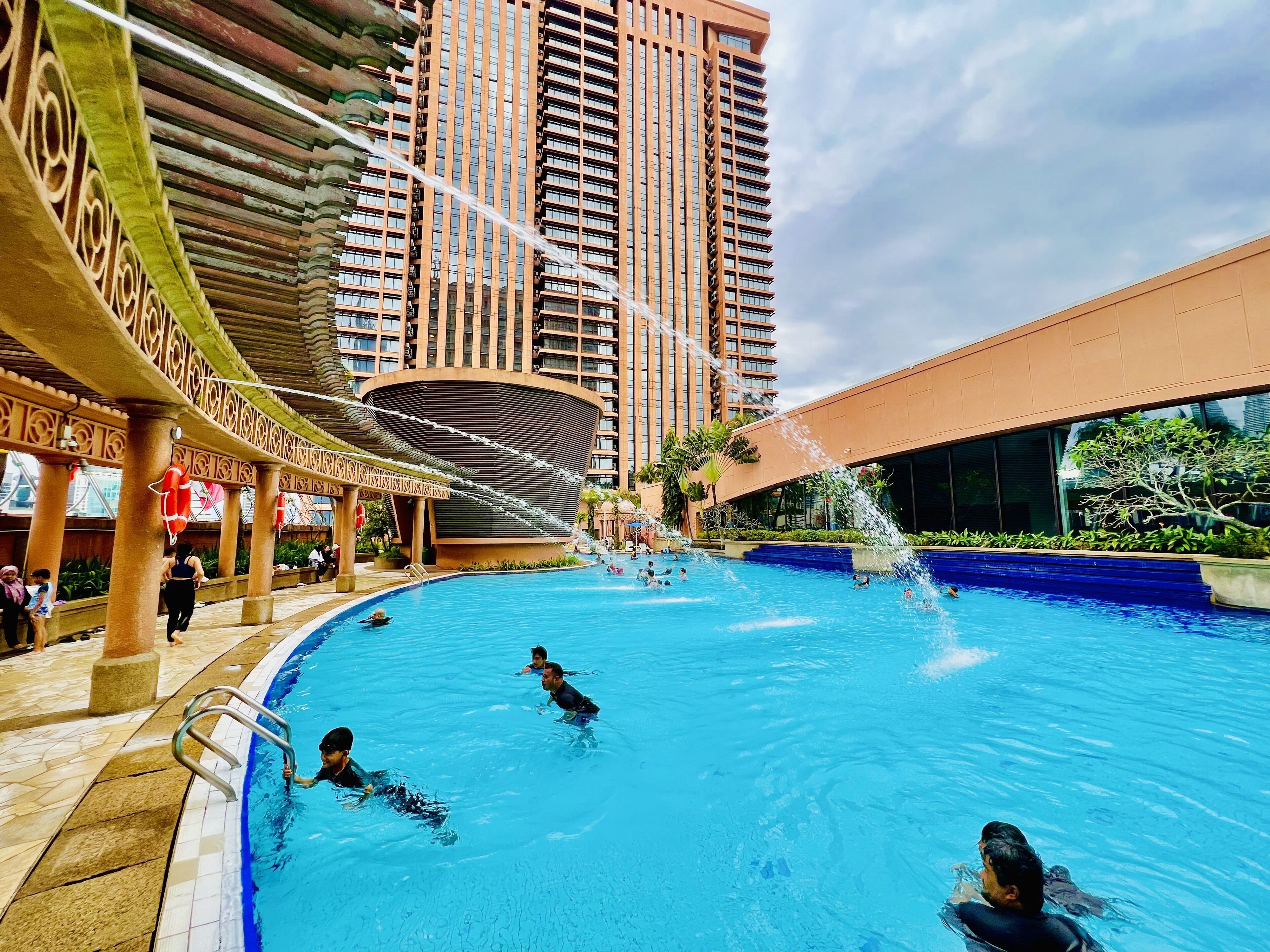 Indoor pool, outdoor pool