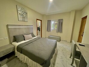 Double Room First Level | Premium bedding, down duvets, desk, blackout curtains - Hotel Finca San Nicolas (San Salvador)