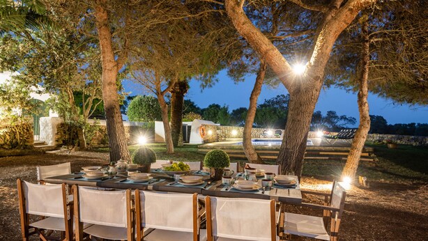 Outdoor dining - Villa Rafal Fort by Escape Home (Es Migjorn)