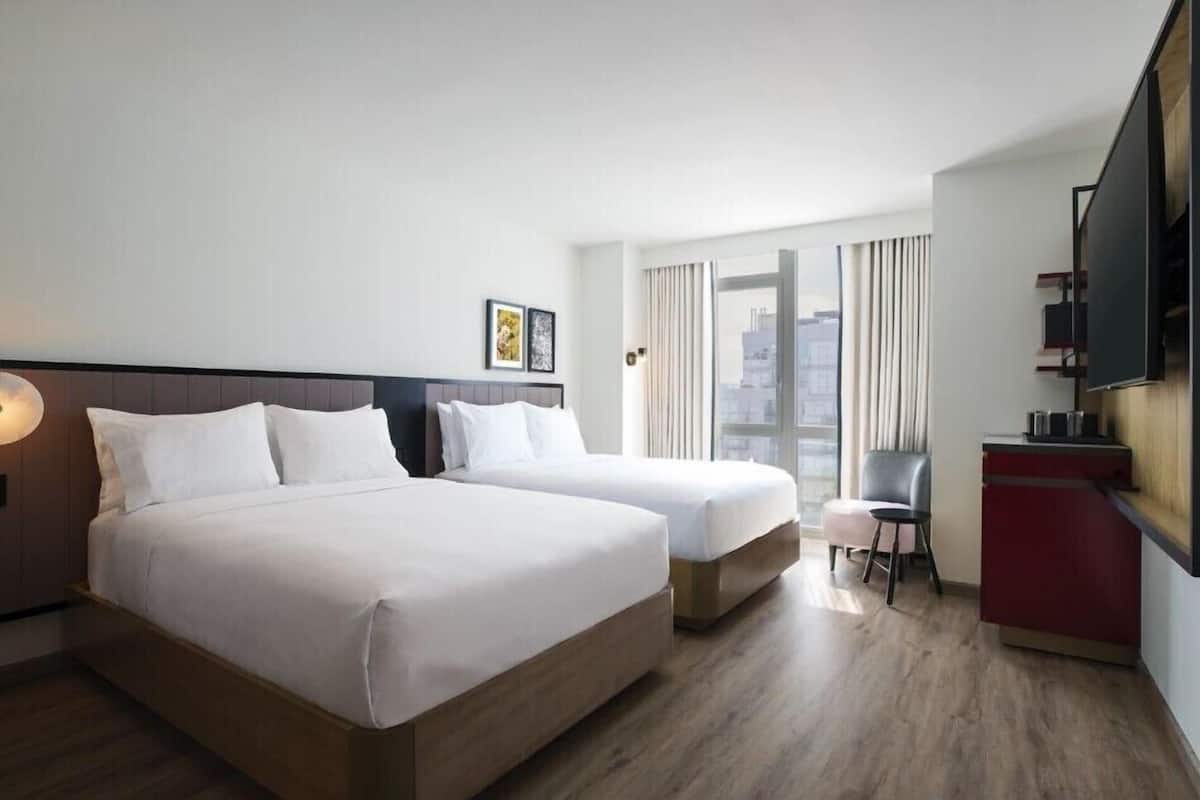 1 bedroom, hypo-allergenic bedding, down duvets, in-room safe