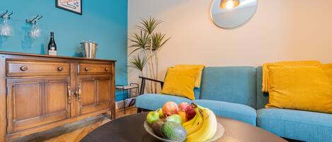 Småhus – superior, privat bad | Spiseområde