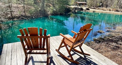 Family Friendly Cabin w/ Hot Tub, Fishing Pond & Game Room 45min to Asheville