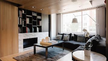 Coin salon dans le hall