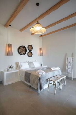 Habitación de lujo, para no fumadores, vista al mar | Caja de seguridad en la habitación, wifi gratis y ropa de cama 