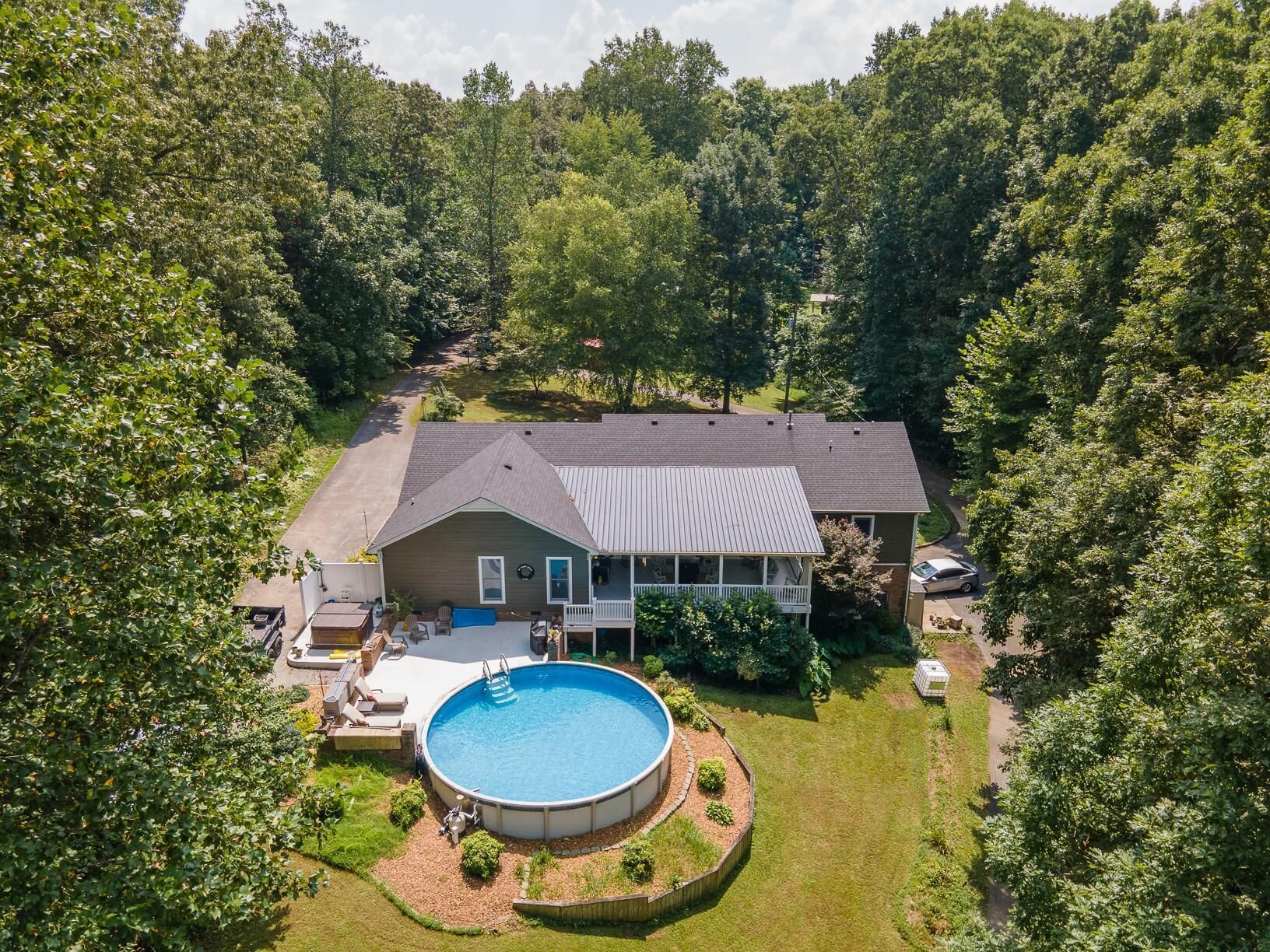 Luxury Lakefront House with Dock, Pool, and Hot Tub