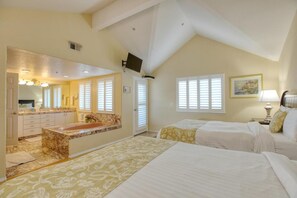 2 bedrooms, iron/ironing board