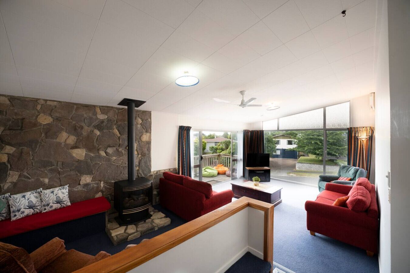 TV, fireplace, DVD player