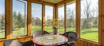 Spruce Haven - 5 br home on 53 acres with pond