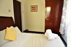 2 bedrooms, free WiFi, bed sheets, wheelchair access