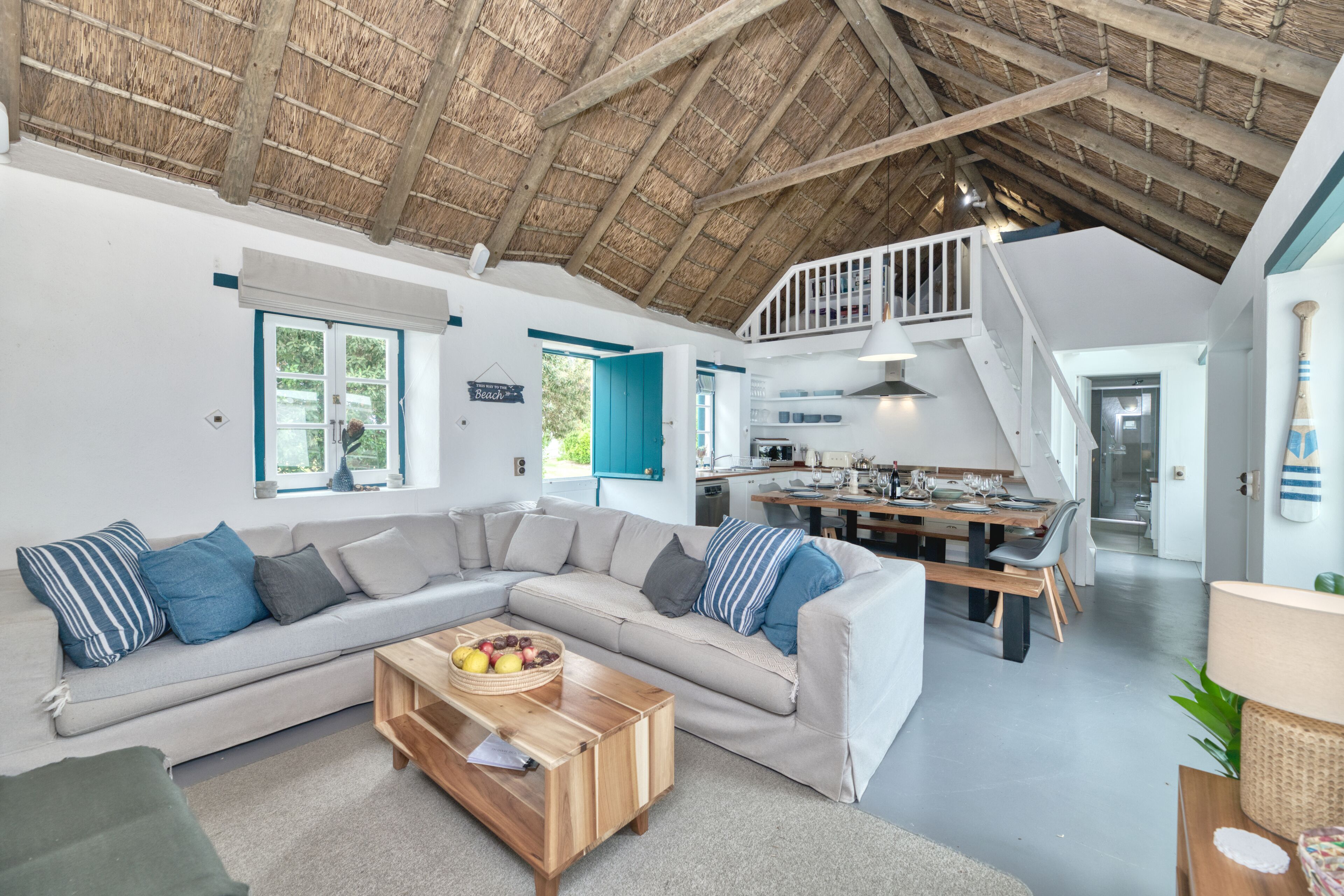 Smart TV, fireplace, table tennis, books