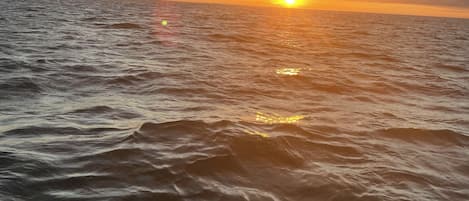 Beach nearby, sun-loungers, beach towels