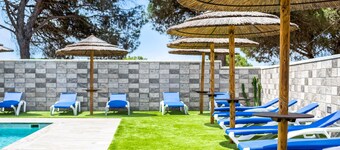 Welcoming Casa Torre de Meca 1 with Pool, Terrace and Garden