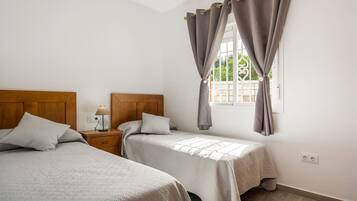 2 habitaciones, wifi gratis y ropa de cama