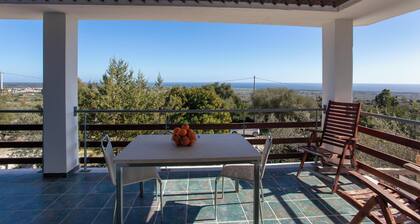 Villa "Hora Frisca", avec vue sur mer, jardin et Wi-Fi. Animaux bienvenus.