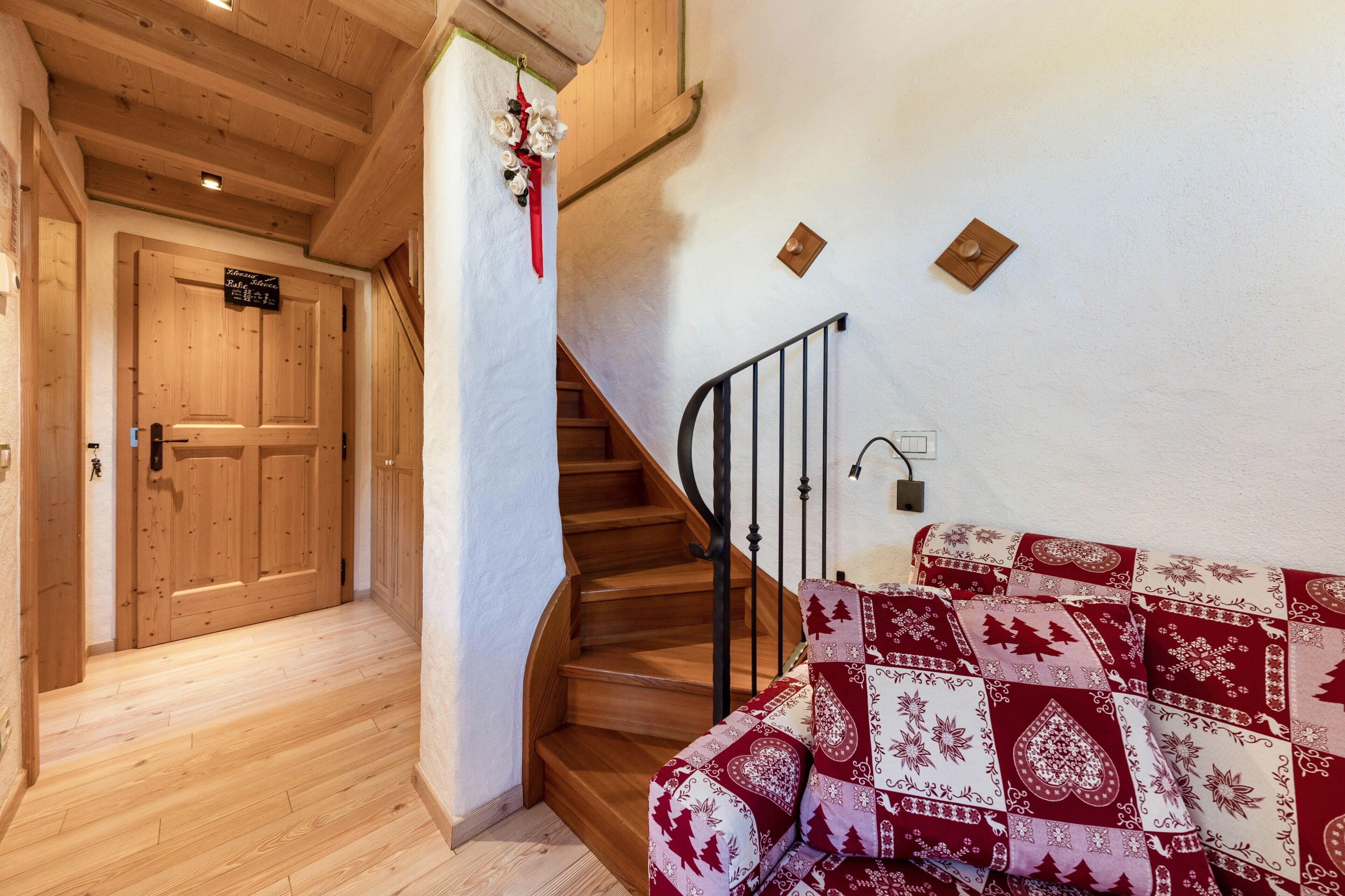Ferienwohnung 'Catinaccio Rosengarten' Im Alpinen Stil Mit Wlan - Fassatal