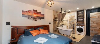 Gîte *** Gwenn Ha Du - Estate with SPA