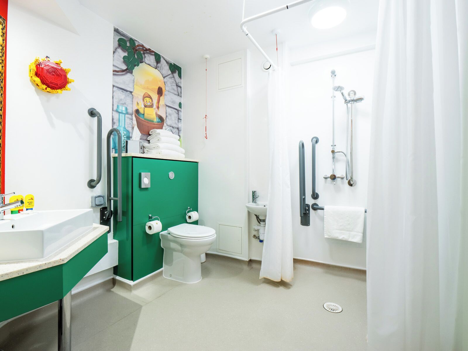 Accessible Kingdom Themed Room | Bathroom