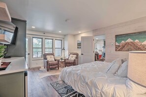 1 chambre, literie de qualité supérieure, bureau