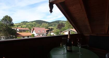 Alpine apartment with balcony great view